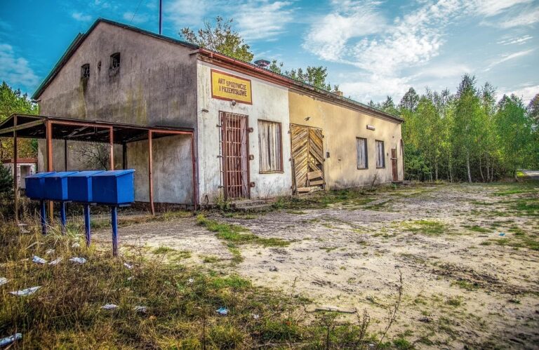 Borgo fantasma con case in vendita a 1 euro, circondato da silenzio e natura.
